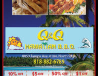 Q&Q Hawaiian BBQ, Chatsworth, coupons, direct mail, discounts, marketing, Southern California