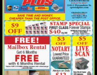 Postal Plus, Chatsworth, coupons, direct mail, discounts, marketing, Southern California