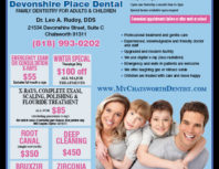 Devonshire Place Dental, Chatsworth, coupons, direct mail, discounts, marketing, Southern California