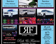 Rich & Famous Limousine Service, Chatsworth, coupons, direct mail, discounts, marketing, Southern California