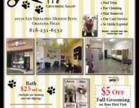 Happy Paws Grooming Salon, Granada Hills, coupons, direct mail, discounts, marketing, Southern California