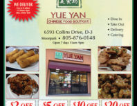 Yue Yan Chinese Food Boutique, Moorpark, coupons, direct mail, discounts, marketing, Southern California