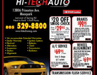 Hi-Tech Auto, Moorpark, coupons, direct mail, discounts, marketing, Southern California