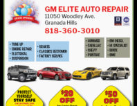 GM Elite Auto Repair, Porter Ranch, coupons, direct mail, discounts, marketing, Southern California