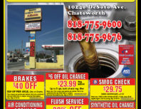 Econo Lube n' Tune & Brakes, Chatsworth, coupons, direct mail, discounts, marketing, Southern California