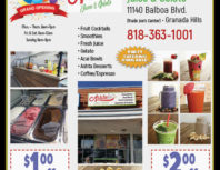 Ashtala Juice & Gelato, Granada Hills, coupons, direct mail, discounts, marketing, Southern California