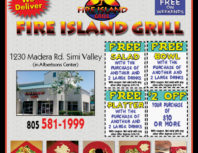 Fire Island Grill, Simi Valley,, coupons, direct mail, discounts, marketing, Southern California