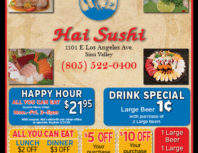 Hai Sushi, Simi Valley,, coupons, direct mail, discounts, marketing, Southern California