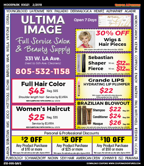 Ultima Image, Moorpark, coupons, direct mail, discounts, marketing, Southern California