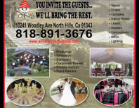 All Valley Party Rentals, Northridge, coupons, direct mail, discounts, marketing, Southern California