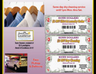 Kenn Cleaners, Granada Hills, coupons, direct mail, discounts, marketing, Southern California