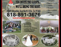 All Valley Party Rentals, Granada Hills, coupons, direct mail, discounts, marketing, Southern California