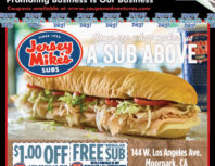 Jersey Mike's Subs, Moorpark, coupons, direct mail, discounts, marketing, Southern California