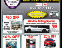 Moorpark Window Tinting & Auto Glass Replacement, Moorpark, coupons, direct mail, discounts, marketing, Southern California