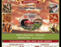 Custom Pie, The Bar Next Door, Moorpark, coupons, direct mail, discounts, marketing, Southern California