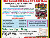 Knights of Columbus Chili Cook Off, Moorpark, coupons, direct mail, discounts, marketing, Southern California