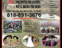 All Valley Party Rentals, Northridge, coupons, direct mail, discounts, marketing, Southern California