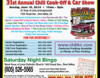 Knights of Columbus Chili Cook Off, Porter Ranch, coupons, direct mail, discounts, marketing, Southern California