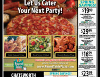 Round Table Pizza, Porter Ranch, coupons, direct mail, discounts, marketing, Southern California