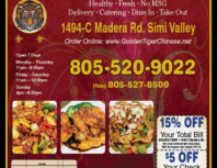 Golden Tiger Chinese Restaurant, Simi Valley, coupons, direct mail, discounts, marketing, Southern California