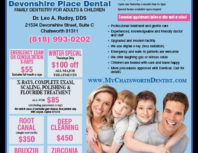 Devonshire Place Dental, Chatsworth, coupons, direct mail, discounts, marketing, Southern California