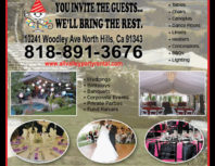 All Valley Party Rentals, Granada Hills, coupons, direct mail, discounts, marketing, Southern California