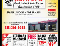 Bohan's Quick Lube & Auto Repair, Granada Hills, coupons, direct mail, discounts, marketing, Southern California