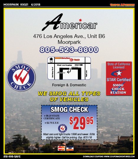 Americar, Moorpark, coupons, direct mail, discounts, marketing, Southern California