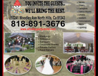 All Valley Party Rentals, Northridge, coupons, direct mail, discounts, marketing, Southern California