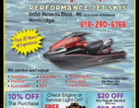 Performance Jet Skis, Northridge, coupons, direct mail, discounts, marketing, Southern California