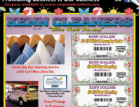 Kenn Cleaners, Porter Ranch, coupons, direct mail, discounts, marketing, Southern California