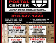 Global Postal Center, Porter Ranch, coupons, direct mail, discounts, marketing, Southern California