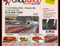 Chop Shop Butcher & Kitchen, Porter Ranch, coupons, direct mail, discounts, marketing, Southern California