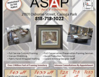 ASAP Art Framing, Chatsworth, coupons, direct mail, discounts, marketing, Southern California