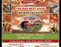 Custom Pie Moorpark, The Bar Next Door, Moorpark, coupons, direct mail, discounts, marketing, Southern California