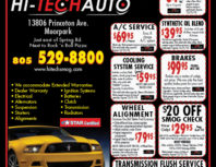 Hi-Tech Auto, Moorpark, coupons, direct mail, discounts, marketing, Southern California