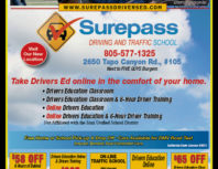 Surepass Driving and Traffic School, Simi Valley, coupons, direct mail, discounts, marketing, Southern California