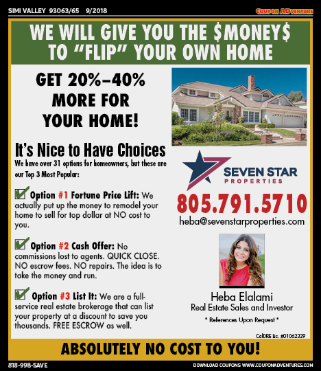 Seven Star Properties, Simi Valley, coupons, direct mail, discounts, marketing, Southern California