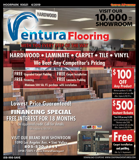 Ventura Flooring, Moorpark, coupons, direct mail, discounts, marketing, Southern California