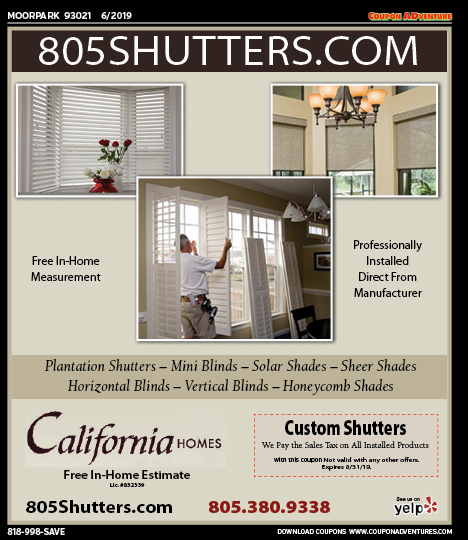 California Homes, Moorpark, coupons, direct mail, discounts, marketing, Southern California