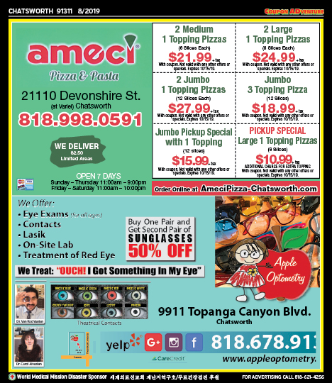 World Medical Mission Disaster Sponsor, Porter Ranch, coupons, direct mail, discounts, marketing, Southern California