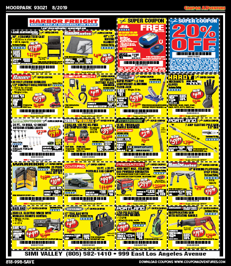 Harbor Freight, Porter Ranch, coupons, direct mail, discounts, marketing, Southern California