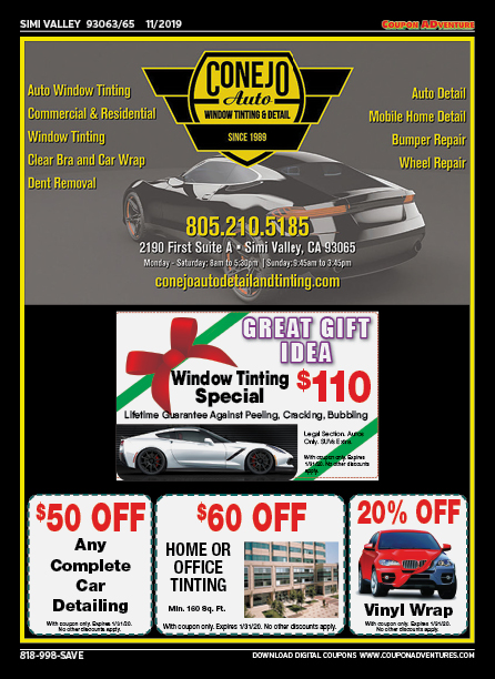 Conejo Auto, Simi Valley, coupons, direct mail, discounts, marketing, Southern California