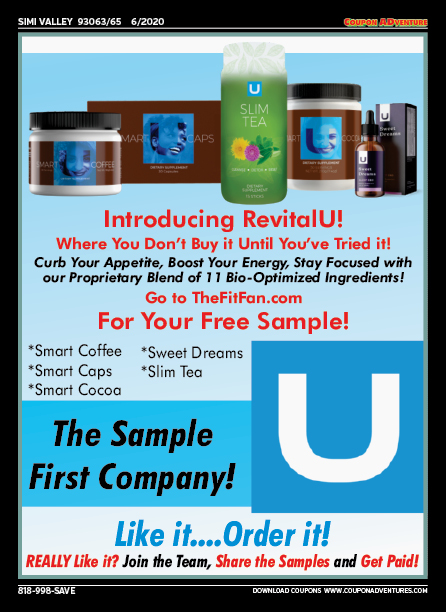 RevitalU, Simi Valley, coupons, direct mail, discounts, marketing, Southern California