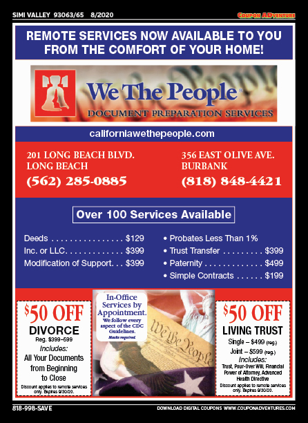 We The Peopl, Simi Valley, coupons, direct mail, discounts, marketing, Southern California