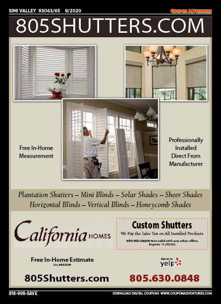 California Homes, Simi Valley, coupons, direct mail, discounts, marketing, Southern California