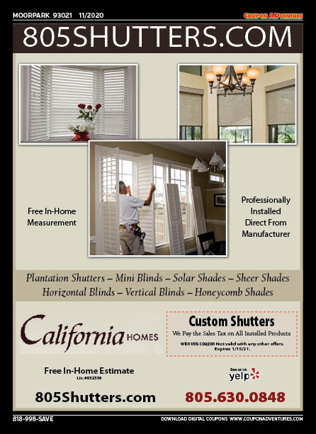 California Homes, Moorpark, coupons, direct mail, discounts, marketing, Southern California