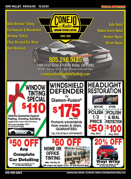 Conejo Auto, Simi Valley, coupons, direct mail, discounts, marketing, Southern California