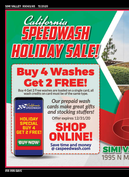 California Speedwash, Simi Valley, coupons, direct mail, discounts, marketing, Southern California