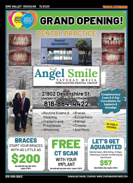 Angel Smile, Simi Valley, coupons, direct mail, discounts, marketing, Southern California